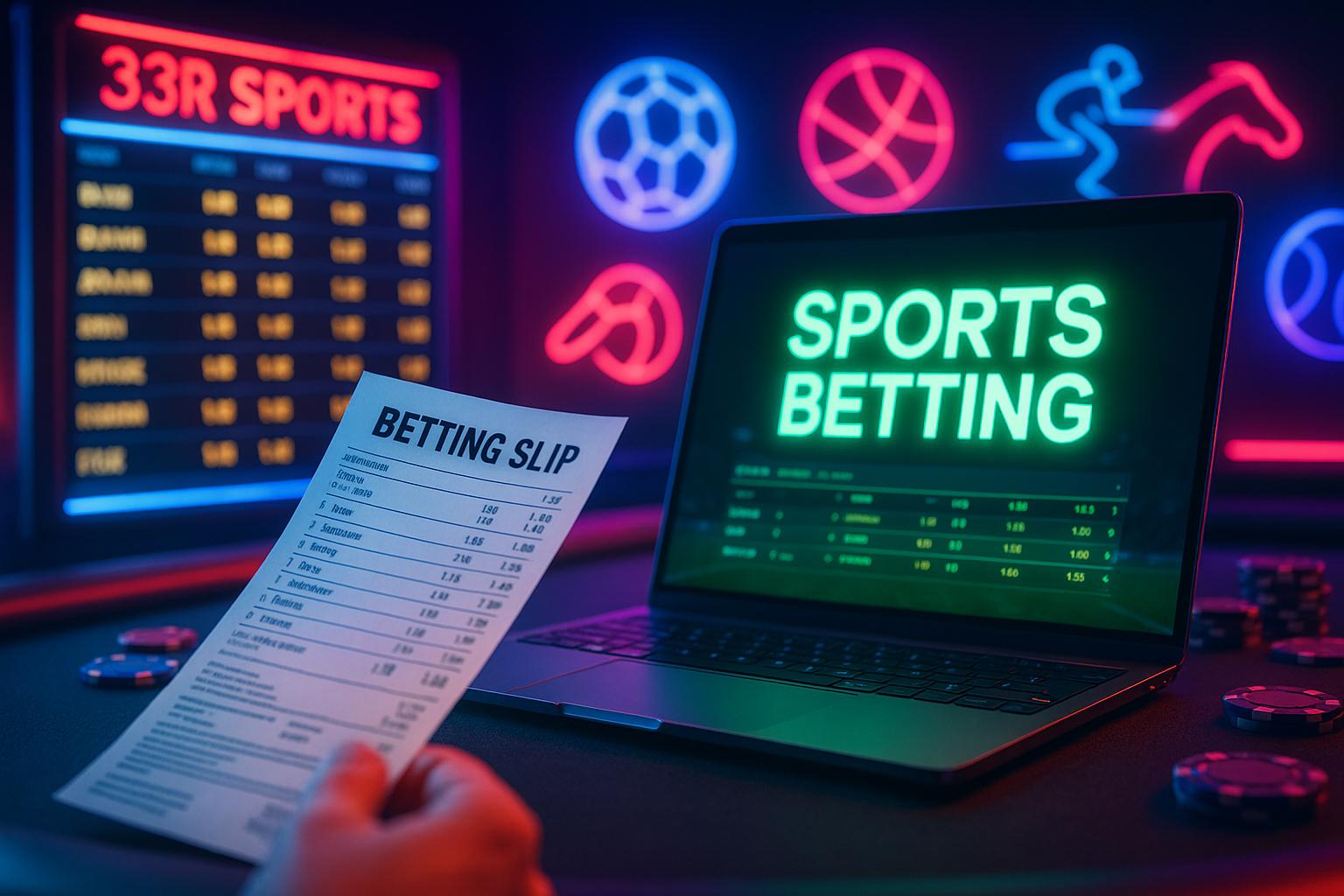 Apostas esportivas no cassino online 33R