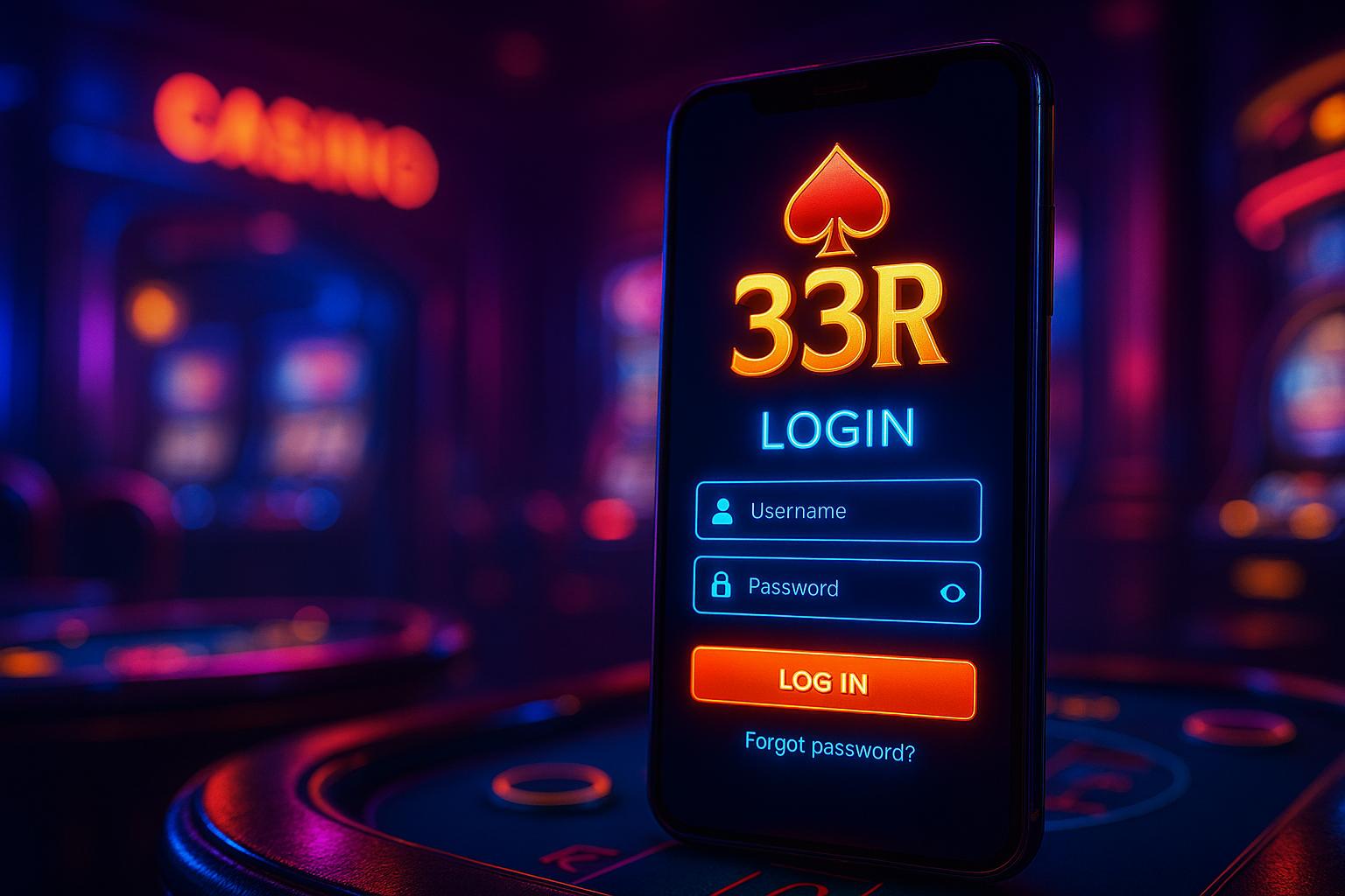 Criar uma nova Conta no plataforma 33R