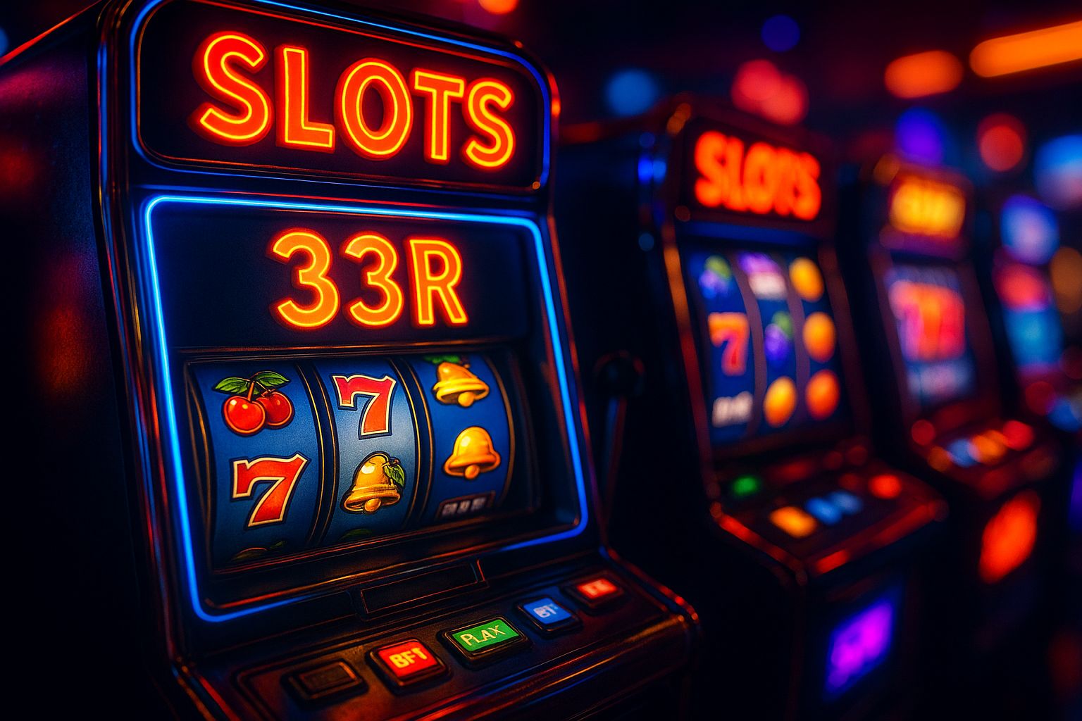 Explore o mundo das slot machines no 33R Casino